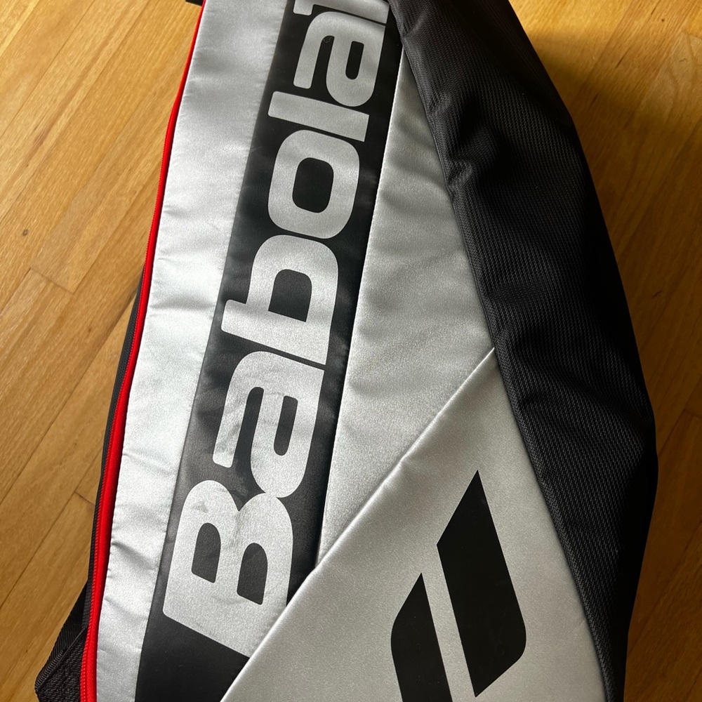 Babolat Black and Silver Duffel Bag